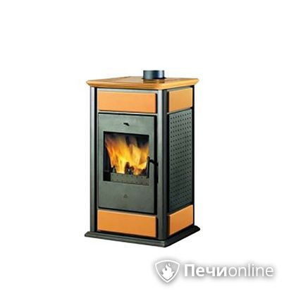 Печь-камин Edilkamin Warm CS Base Ambra с Теплообменником в Тюмени